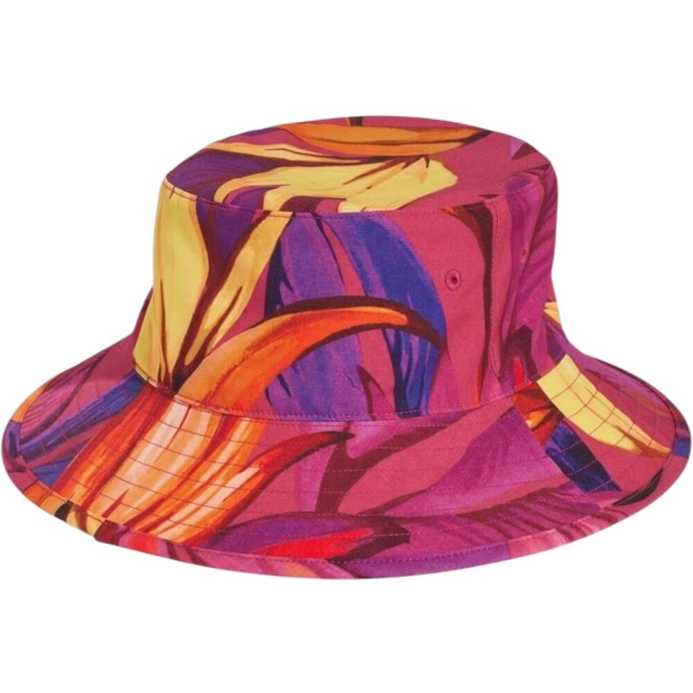 FARM Rio Floral Bucket Hat in Pink, Orange, Yellow, Purple-NWT!! - Picture 2 of 16